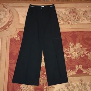 Wide leg black pants